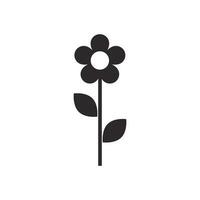 Blume Symbol Vektor Design Illustration