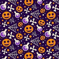 Halloween-Musterhintergrund vektor