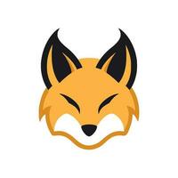 räv djur- logotyp maskot vektor design illustration.