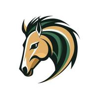 Pferd Tier Logo Illustration Vektor Design Vorlage