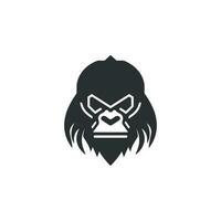 Gorilla Maskottchen Vektor Logo Illustration