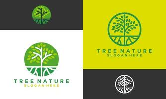 abctract Baum Natur Logo Vektor. Baum Symbol Logo Illustration. vektor