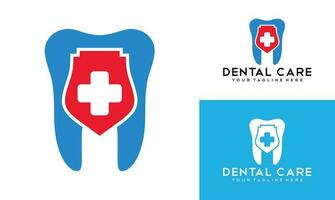 Dental Pflege Logo tamplet Illustration Vektor. Zahnarzt Logo Symbol Illustration Konzept. vektor