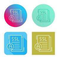 SSL-Vektorsymbol vektor