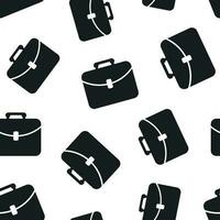 resväska sömlös mönster bakgrund. företag platt vektor illustration. bagage tecken symbol mönster.