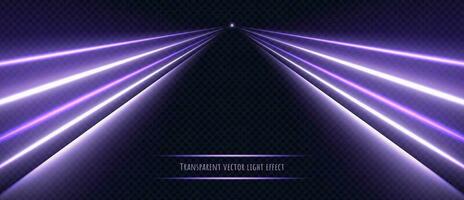 violett neon lampor, hastighet ljus effekt vektor