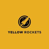 Gelb Rakete Logo vektor