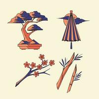 Japan Symbol Illustration Vektor Kunst