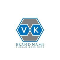 vk kreativ minimalistisch Brief Logo. vk einzigartig modern eben abstrakt Vektor Brief Logo Design.