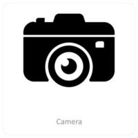 kamera och Foto ikon begrepp vektor