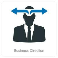 Geschäft Richtung und Weg Symbol Konzept vektor