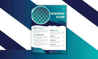 moderne Business-Flyer-Design-Vorlage vektor