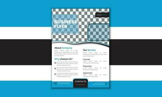 moderne Business-Flyer-Design-Vorlage vektor