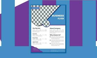 moderne Business-Flyer-Design-Vorlage vektor