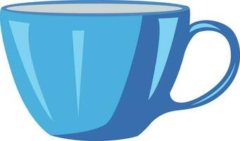 kopp i blå Färg för kaffe vektor