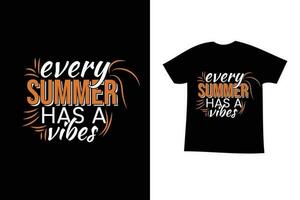 Sommer- Typografie t Hemd Design. Sommer- Ferien t Hemd Design. Vektor Typografie.