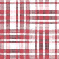 plädar mönster sömlös. checkerboard mönster traditionell skott vävd tyg. skogsarbetare skjorta flanell textil. mönster bricka swatch ingår. vektor