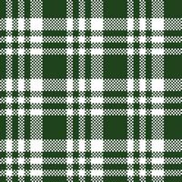 Plaid Muster nahtlos. Prüfer Muster Flanell Hemd Tartan Muster. modisch Fliesen zum Tapeten. vektor