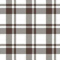 tartan pläd sömlös mönster. checker mönster. traditionell skott vävd tyg. skogsarbetare skjorta flanell textil. mönster bricka swatch ingår. vektor