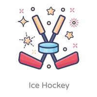 Eishockey-Design vektor