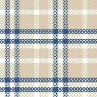 Plaid Muster nahtlos. Schachbrett Muster nahtlos Tartan Illustration Vektor einstellen zum Schal, Decke, andere modern Frühling Sommer- Herbst Winter Urlaub Stoff drucken.