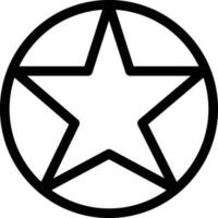 Star von David Linie Symbole vektor