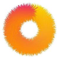 Grunge Rau Orange Ring abstrakt Hintergrund vektor