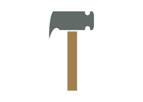 Hammer Symbol Clip Art Design Vorlage isoliert vektor