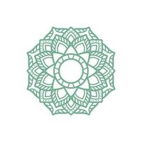 Mandala Logo Vorlage, kreisförmig Muster im bilden von Mandala. orientalisch Muster, Vektor Illustration. Islam, Arabisch, indisch, Türkisch, Pakistan, Chinesisch, Ottomane Motive