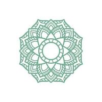 mandala logotyp mall, cirkulär mönster i form av mandala. orientalisk mönster, vektor illustration. islam, arabiska, indian, turkiska, Pakistan, kinesiska, ottoman motiv