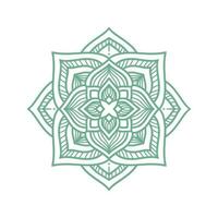 Mandala Logo Vorlage, kreisförmig Muster im bilden von Mandala. orientalisch Muster, Vektor Illustration. Islam, Arabisch, indisch, Türkisch, Pakistan, Chinesisch, Ottomane Motive
