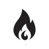 Feuer unterzeichnen. Feuer Feuer Symbol isoliert auf ein Weiß Hintergrund. Vektor Illustration