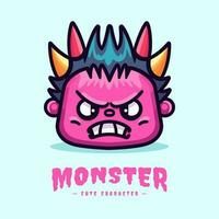 söt söt monster illustration vektor