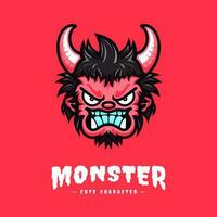 bezaubernd und kawaii Monster- Illustration, perfekt zum Hinzufügen ein berühren von Niedlichkeit zu Ihre Designs vektor