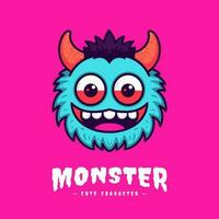 söt söt monster illustration vektor