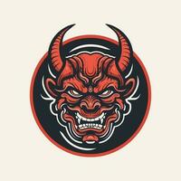 oni hannya Maske Illustration vektor