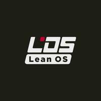 los lehnen os Fitness Fitnessstudio Logo modern Logo vektor