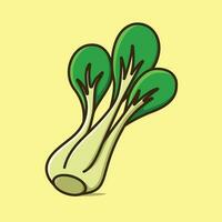 spenat enkel tecknad serie vektor ikon illustration vegetabiliska natur ikon