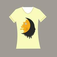 T-Shirt und bekleidung modisch Design mit Palme Bäume Silhouetten, Typografie, drucken, Vektor Illustration. global Farbfelder