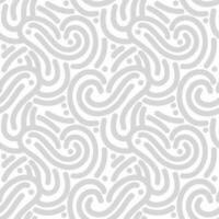 abstrakt linje sömlös mönster upprepa vit bakgrund vektor