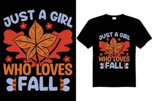 fallen Herbst t Hemd Design Vektor, fallen Herbst t Hemd Grafik. Blatt Herbst Hemd Design vektor