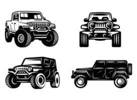 Offroad Abenteuer Jeep t Hemden Logo Designs vektor