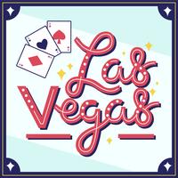 Viva Las Vegas-Typografie-Vektor vektor