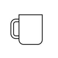 kaffe kopp ikon vektor. te kopp illustration tecken. mocka symbol. te logotyp. varm dryck märke. vektor