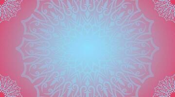 einfach Hintergrund, dekorativ Mandala Ornament vektor