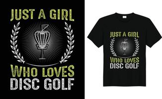 skiva golf vektor tshirt affisch råna design vektor