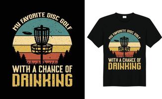 skiva golf vektor tshirt affisch råna design vektor