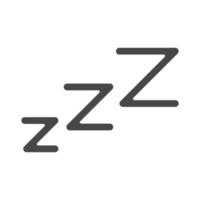 Schlaflosigkeit Schlaf Ausdruck Emblem Silhouette Symbol Stil vektor