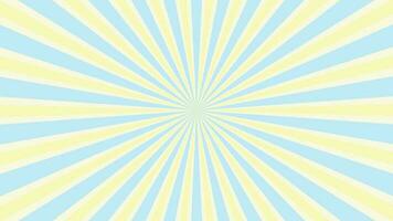 abstrakt Sunburst Blau und Gelb Muster Hintergrund zum modern Grafik Design Element. leuchtenden Strahl Karikatur mit bunt zum Webseite Banner Hintergrund und Poster Karte Dekoration vektor