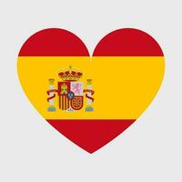 Spanien Flagge Vektor Symbole einstellen von Abbildungen